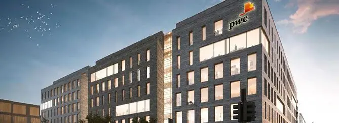 PwC sitt kontorbygg i Oslo